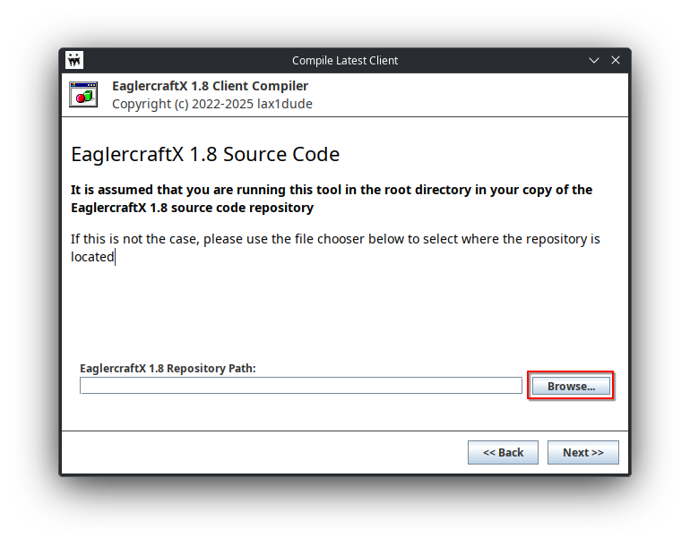 Eaglercraft Compile Wizard Source Repo Page